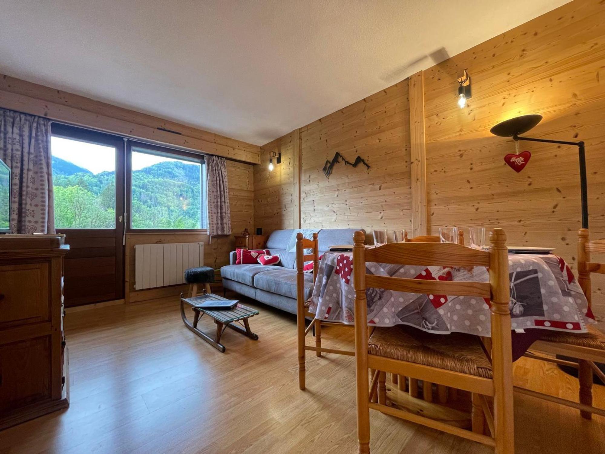 Apartamento Moderne T3 De 50M², Balcon Sud, Parking & Casier A Ski, Centre De Samoens - Fr-1-624-59 Exterior foto